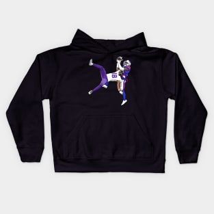 One handed receiver Kids Hoodie